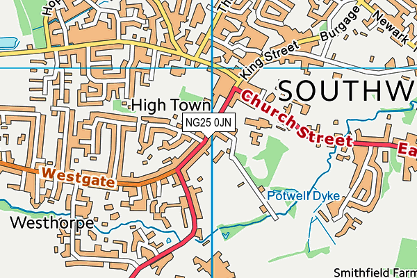 Map of B SWEET SOUTHWELL LIMITED at district scale