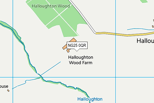 NG25 0QR map - OS VectorMap District (Ordnance Survey)