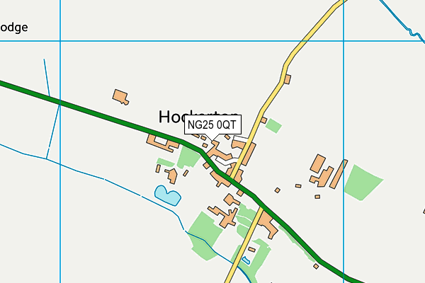 NG25 0QT map - OS VectorMap District (Ordnance Survey)