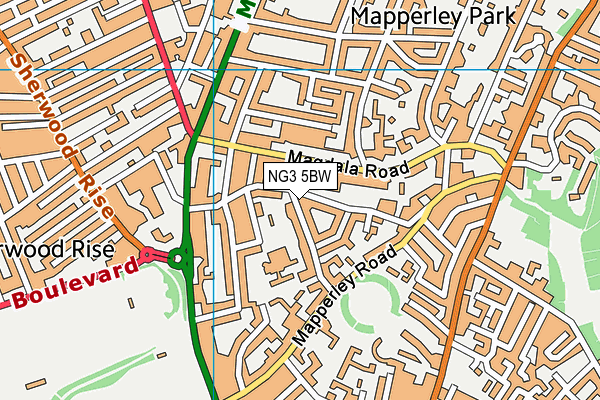 Map of GILBERT & SYKES LTD at district scale