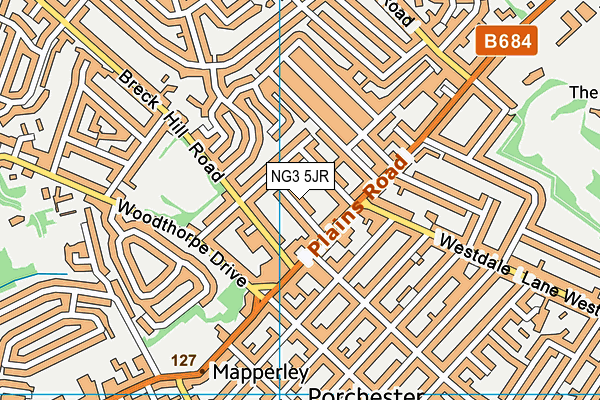 Map of H & H GRAPHIC SUPPLIES LTD at district scale