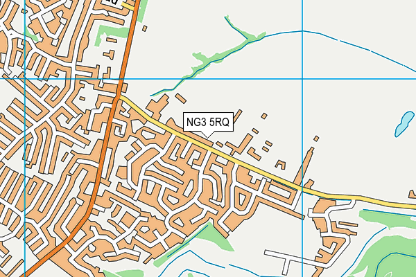 NG3 5RQ map - OS VectorMap District (Ordnance Survey)