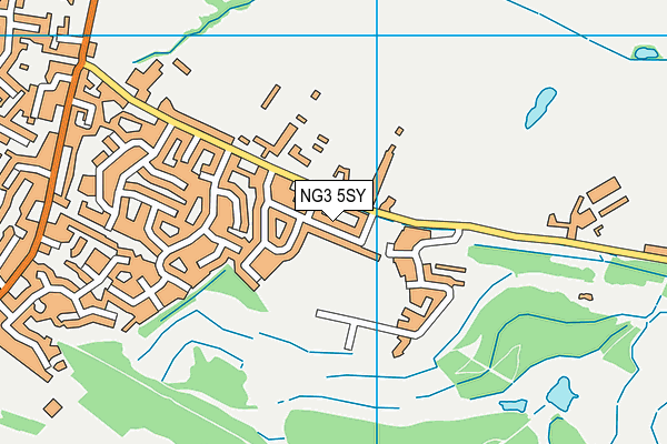 NG3 5SY map - OS VectorMap District (Ordnance Survey)