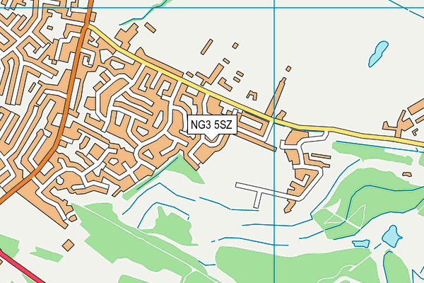 NG3 5SZ map - OS VectorMap District (Ordnance Survey)