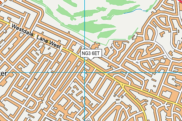 Westdale Junior School map (NG3 6ET) - OS VectorMap District (Ordnance Survey)