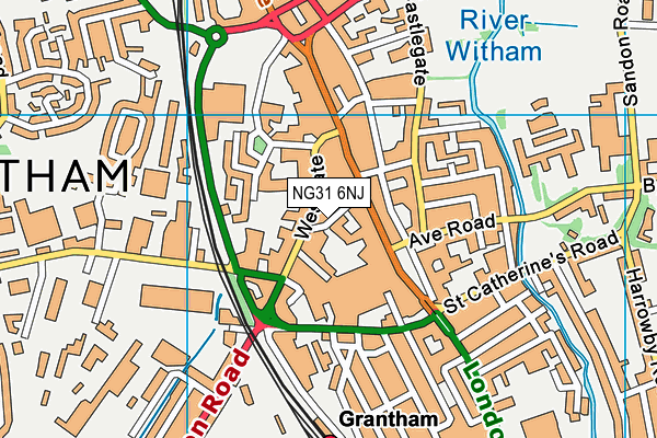 Map of THE J M PRACTICE LIMITED at district scale