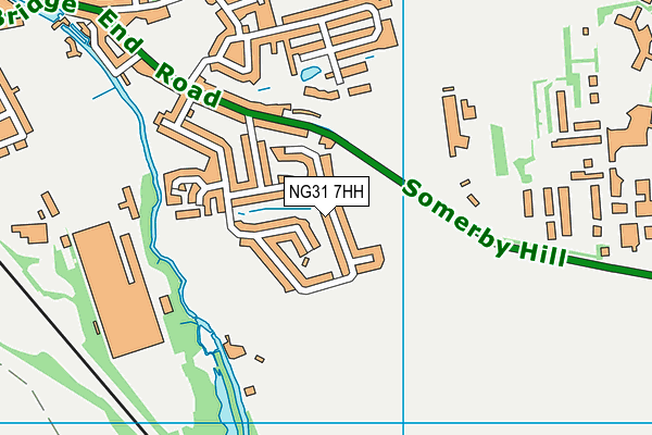 NG31 7HH map - OS VectorMap District (Ordnance Survey)