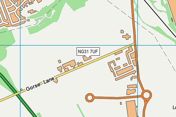 Grantham Preparatory International School map (NG31 7UF) - OS VectorMap District (Ordnance Survey)