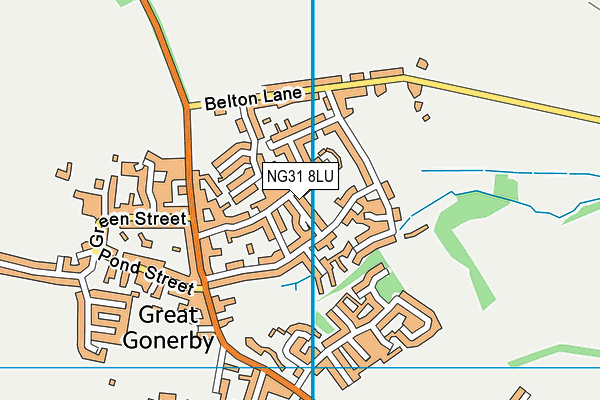 NG31 8LU map - OS VectorMap District (Ordnance Survey)