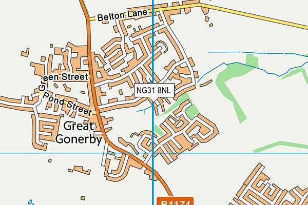 Map of KESTEVEN HOUSING LIMITED at district scale
