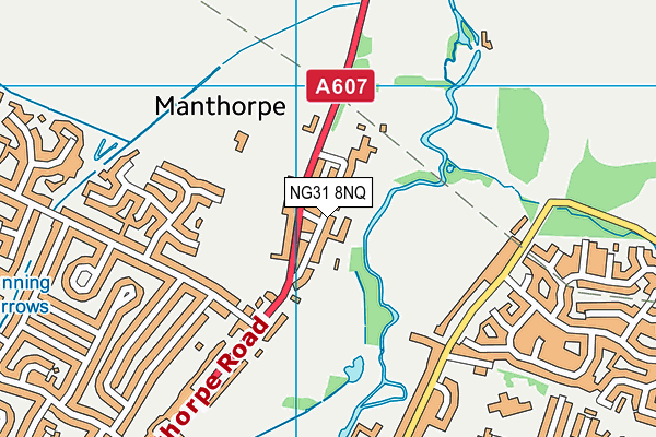 NG31 8NQ map - OS VectorMap District (Ordnance Survey)