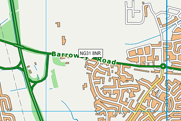 NG31 8NR map - OS VectorMap District (Ordnance Survey)