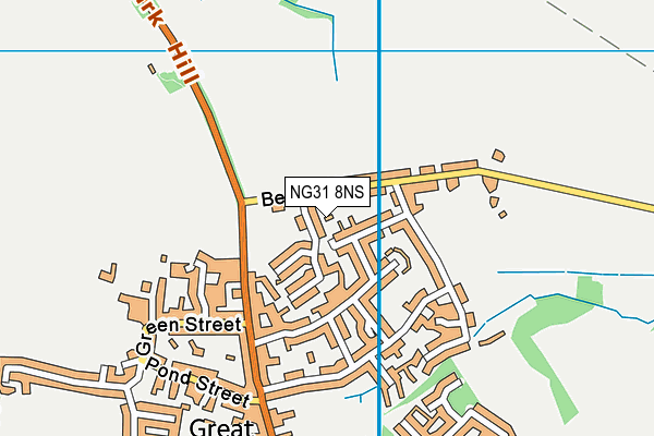 NG31 8NS map - OS VectorMap District (Ordnance Survey)