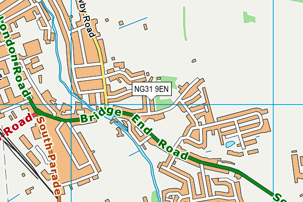 NG31 9EN map - OS VectorMap District (Ordnance Survey)