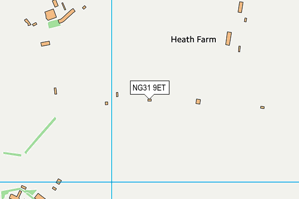 NG31 9ET map - OS VectorMap District (Ordnance Survey)