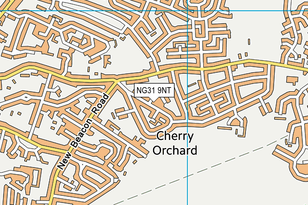 NG31 9NT map - OS VectorMap District (Ordnance Survey)