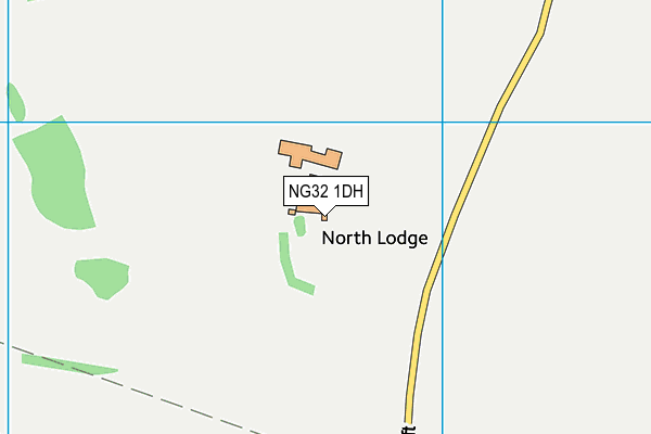 NG32 1DH map - OS VectorMap District (Ordnance Survey)