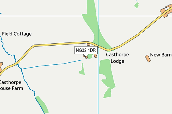 NG32 1DR map - OS VectorMap District (Ordnance Survey)