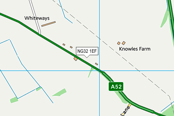 NG32 1EF map - OS VectorMap District (Ordnance Survey)