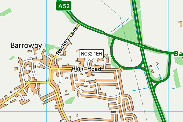 NG32 1EH map - OS VectorMap District (Ordnance Survey)