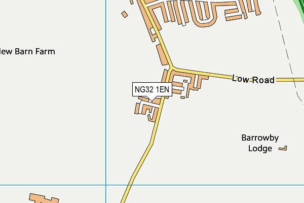 NG32 1EN map - OS VectorMap District (Ordnance Survey)