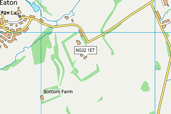 NG32 1ET map - OS VectorMap District (Ordnance Survey)