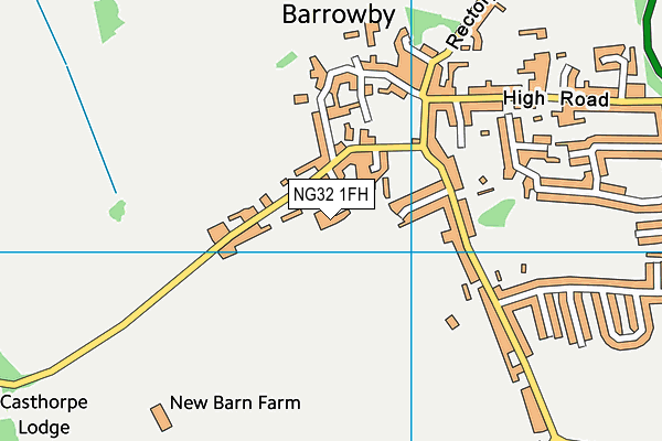 NG32 1FH map - OS VectorMap District (Ordnance Survey)