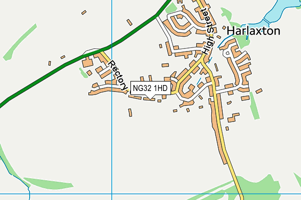 NG32 1HD map - OS VectorMap District (Ordnance Survey)