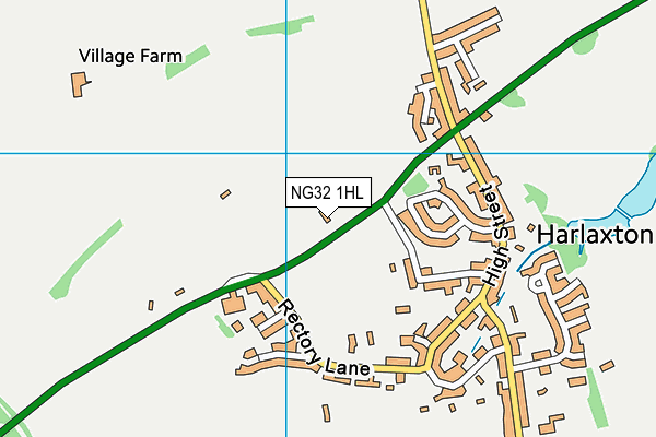 NG32 1HL map - OS VectorMap District (Ordnance Survey)