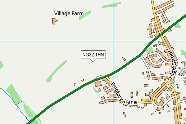 NG32 1HN map - OS VectorMap District (Ordnance Survey)