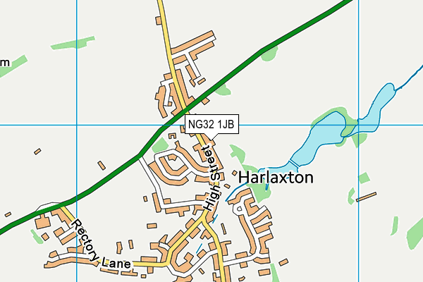 NG32 1JB map - OS VectorMap District (Ordnance Survey)