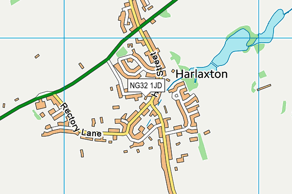 NG32 1JD map - OS VectorMap District (Ordnance Survey)