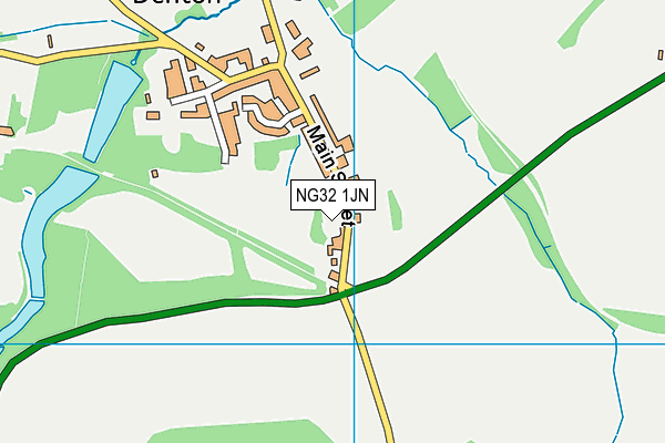 NG32 1JN map - OS VectorMap District (Ordnance Survey)