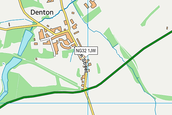 NG32 1JW map - OS VectorMap District (Ordnance Survey)
