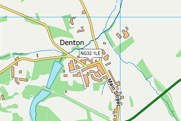 NG32 1LE map - OS VectorMap District (Ordnance Survey)
