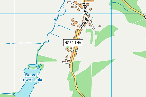 NG32 1NA map - OS VectorMap District (Ordnance Survey)