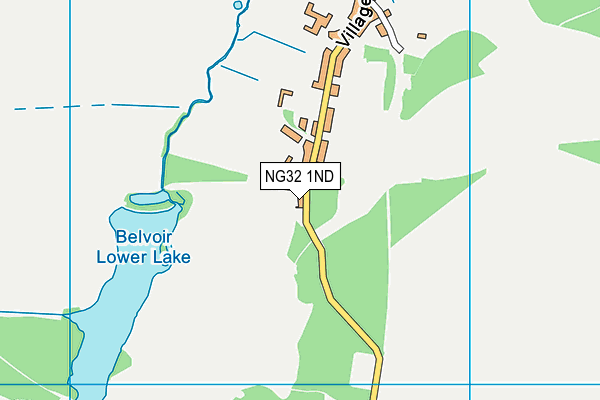 NG32 1ND map - OS VectorMap District (Ordnance Survey)