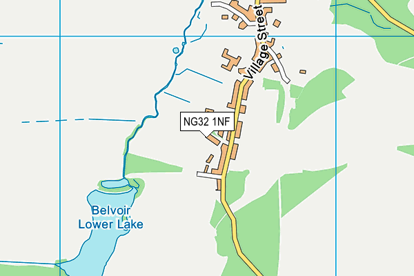 NG32 1NF map - OS VectorMap District (Ordnance Survey)