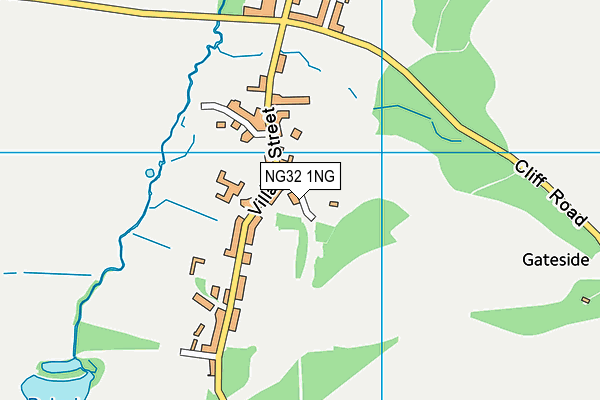 NG32 1NG map - OS VectorMap District (Ordnance Survey)