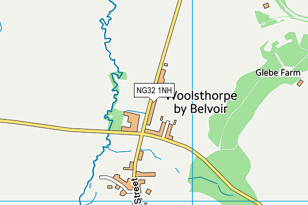 NG32 1NH map - OS VectorMap District (Ordnance Survey)
