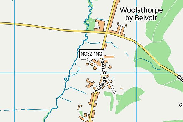NG32 1NQ map - OS VectorMap District (Ordnance Survey)