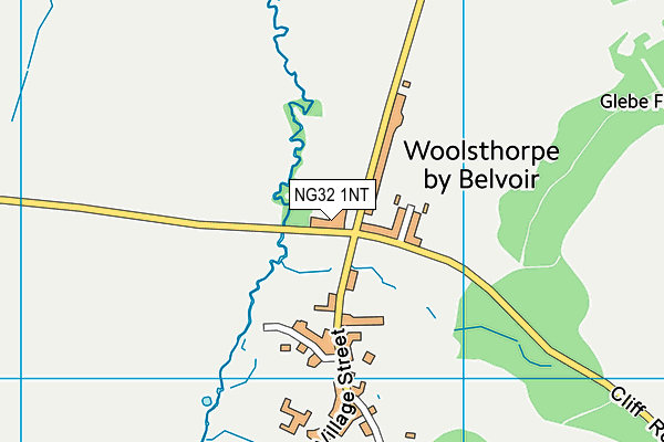 NG32 1NT map - OS VectorMap District (Ordnance Survey)
