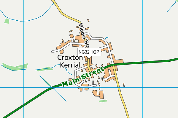 Croxton Sports And Social Club map (NG32 1QP) - OS VectorMap District (Ordnance Survey)