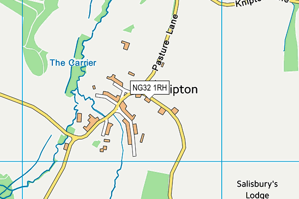 NG32 1RH map - OS VectorMap District (Ordnance Survey)