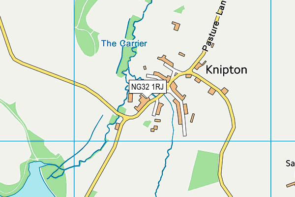 NG32 1RJ map - OS VectorMap District (Ordnance Survey)