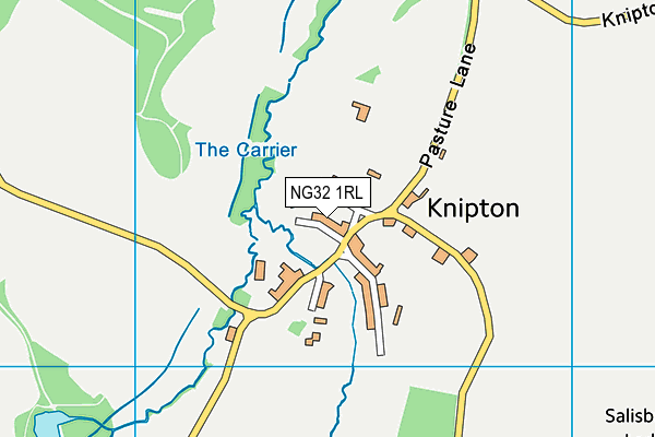 NG32 1RL map - OS VectorMap District (Ordnance Survey)