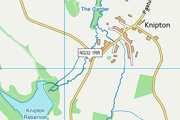 NG32 1RR map - OS VectorMap District (Ordnance Survey)