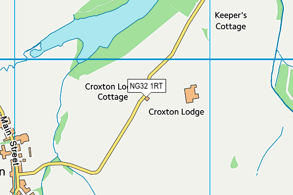 NG32 1RT map - OS VectorMap District (Ordnance Survey)