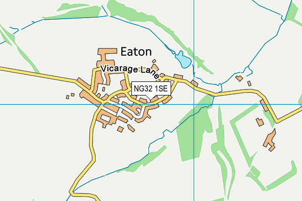 NG32 1SE map - OS VectorMap District (Ordnance Survey)