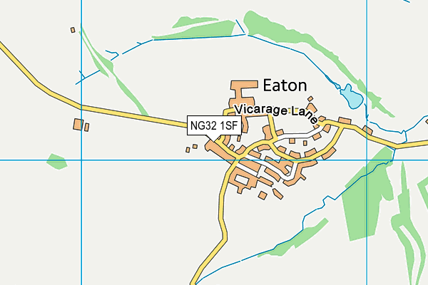 NG32 1SF map - OS VectorMap District (Ordnance Survey)